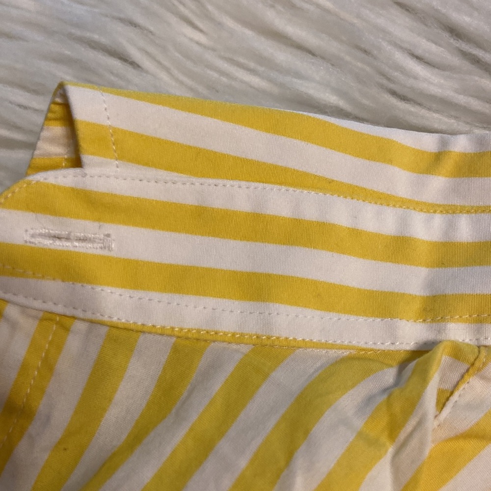 Lilly Pulitzer Vintage Unique Shirt size 2 excellent condition yellow and white - Picture 9 of 12